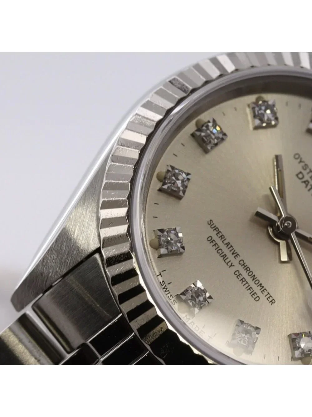 Rolex Datejust Stainless Steel White Gold Automatic